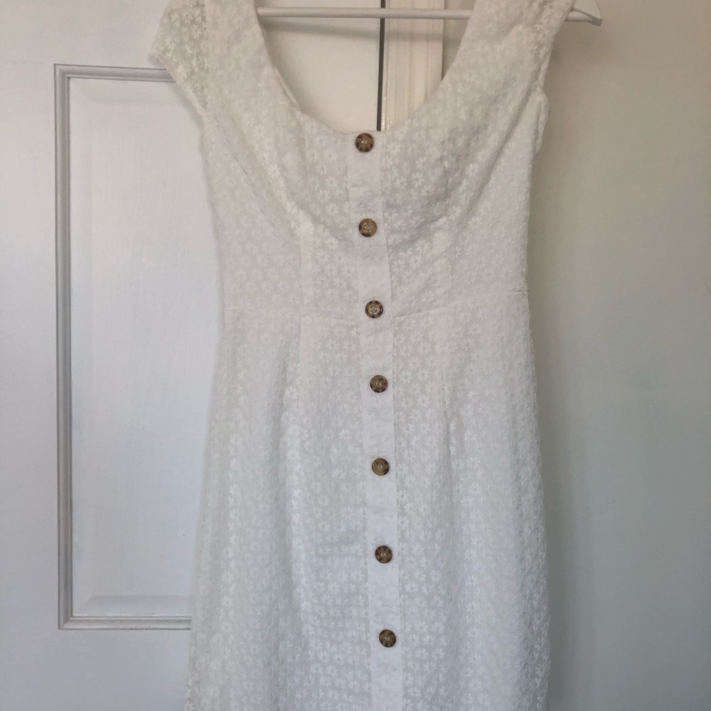 Cute white summer dress